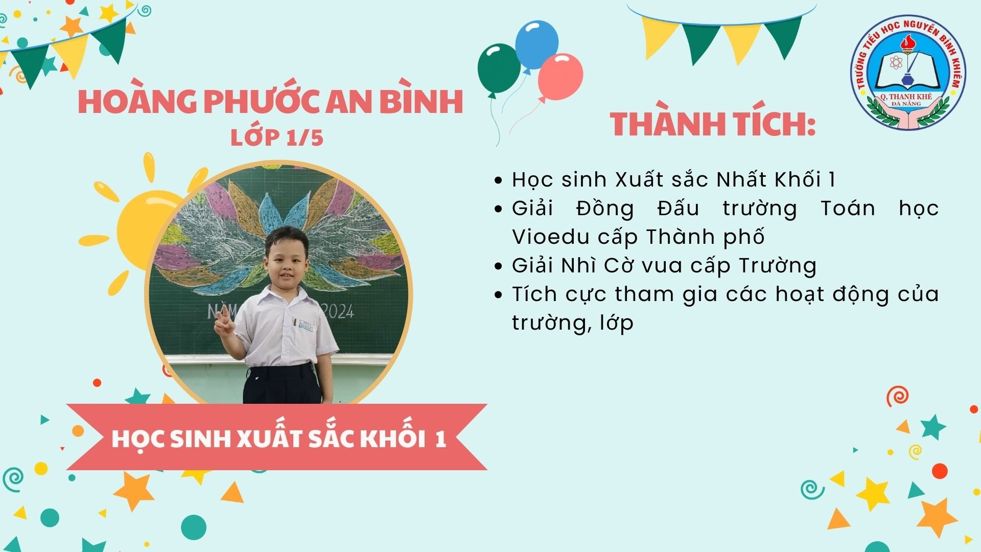 VINH DANH CÁC EM HỌC SINH ĐẠT THÀNH TÍCH XUẤT SẮC NHẤT KHỐI TRONG NĂM HỌC 2023 – 2024