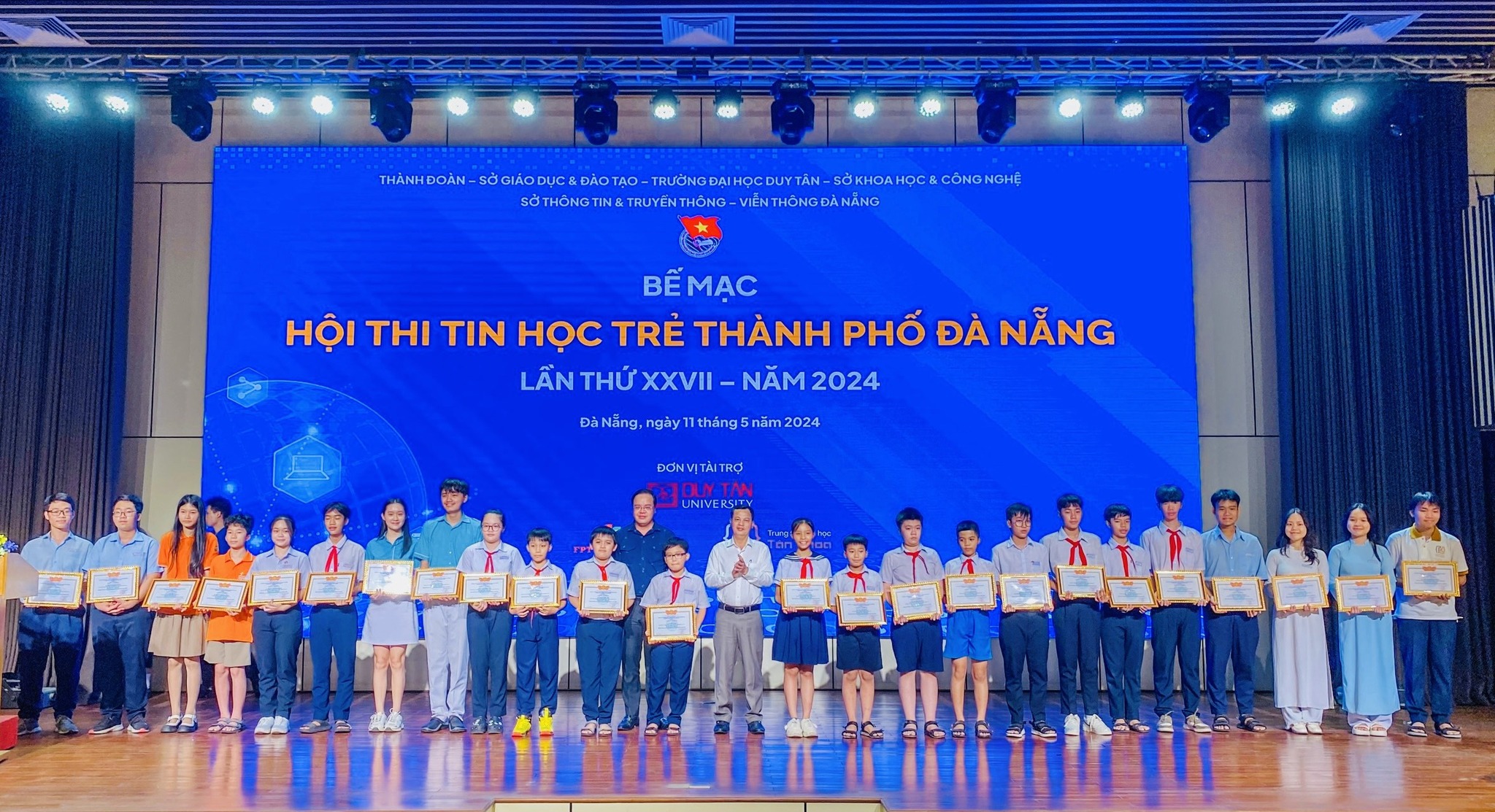 Học sinh đạt giải cao tại Hội thi Tin học trẻ cấp thành phố lần thứ XXVII, năm 2024