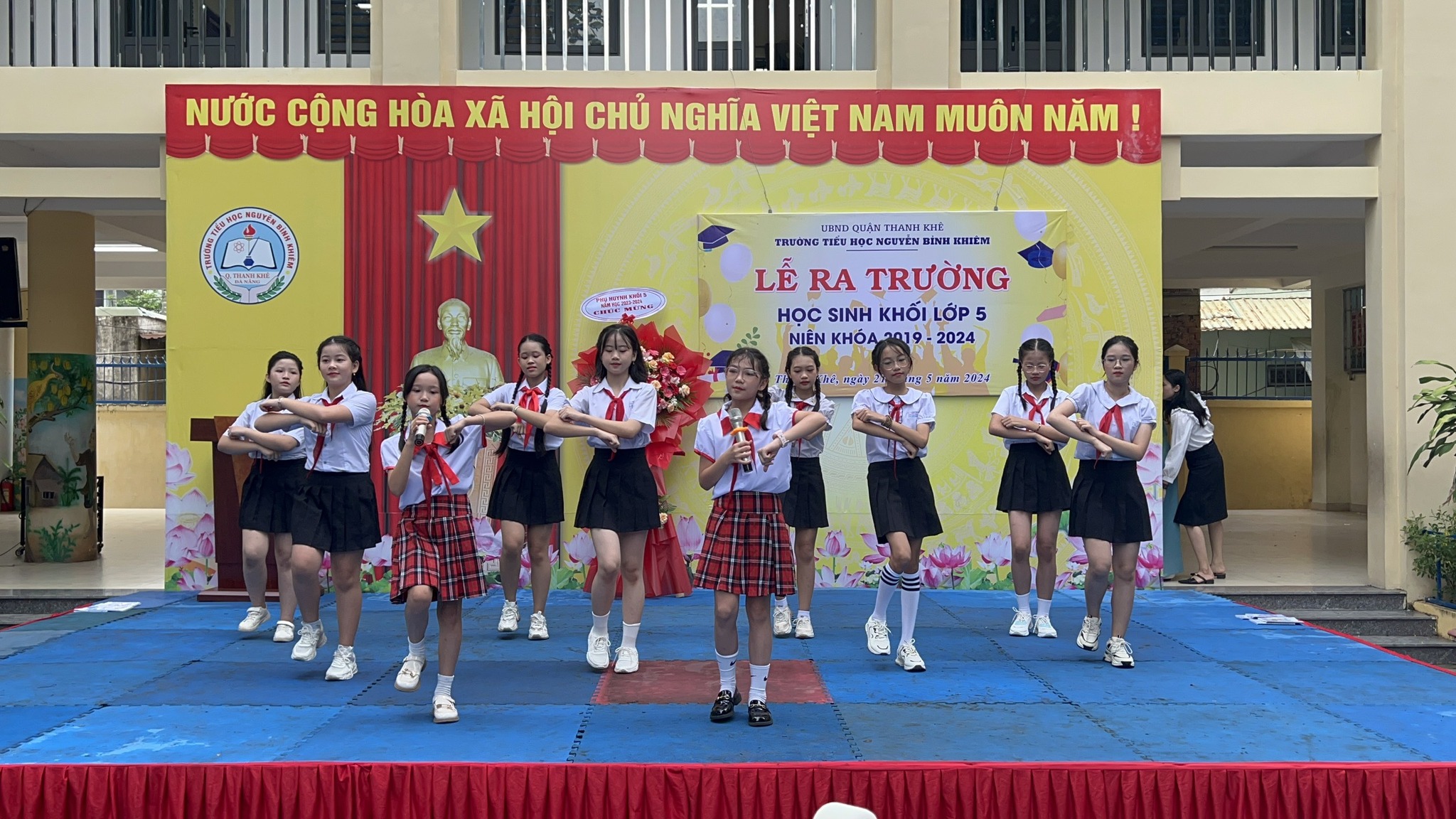 LỄ RA TRƯỜNG HỌC SINH KHỐI LỚP 5, NIÊN KHÓA 2019 – 2024